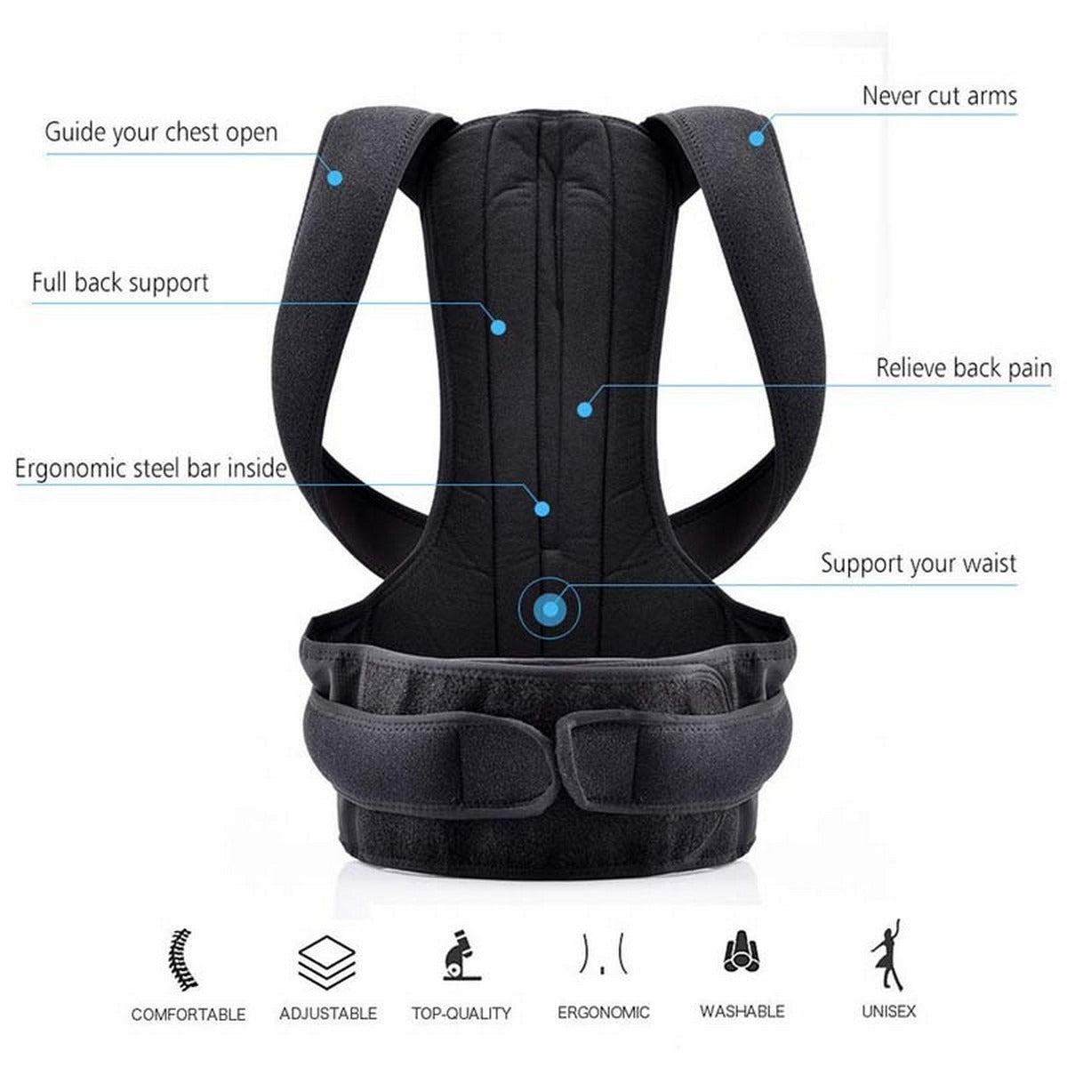 Posture Belt | Posture Corrector Belt for back and shoulder