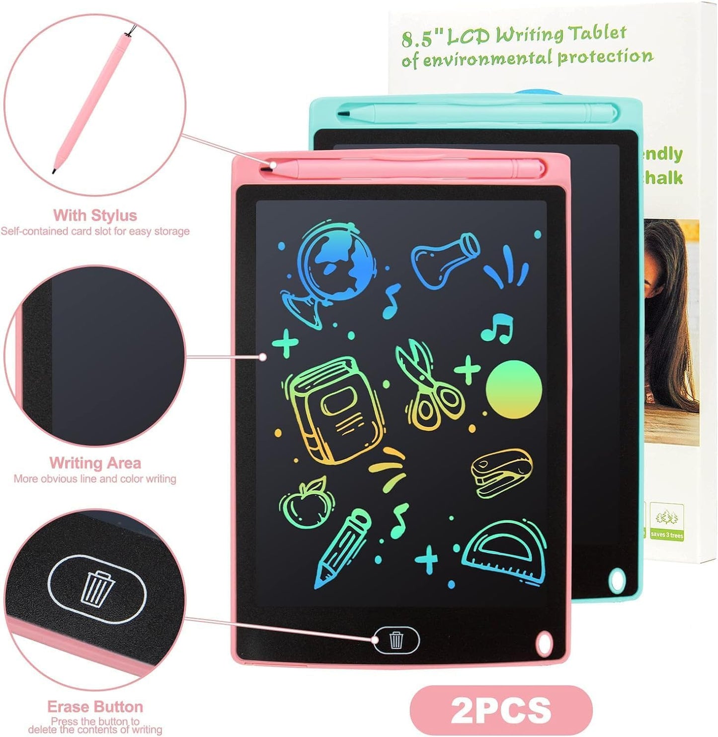 LCD Writing Erasable Tablet