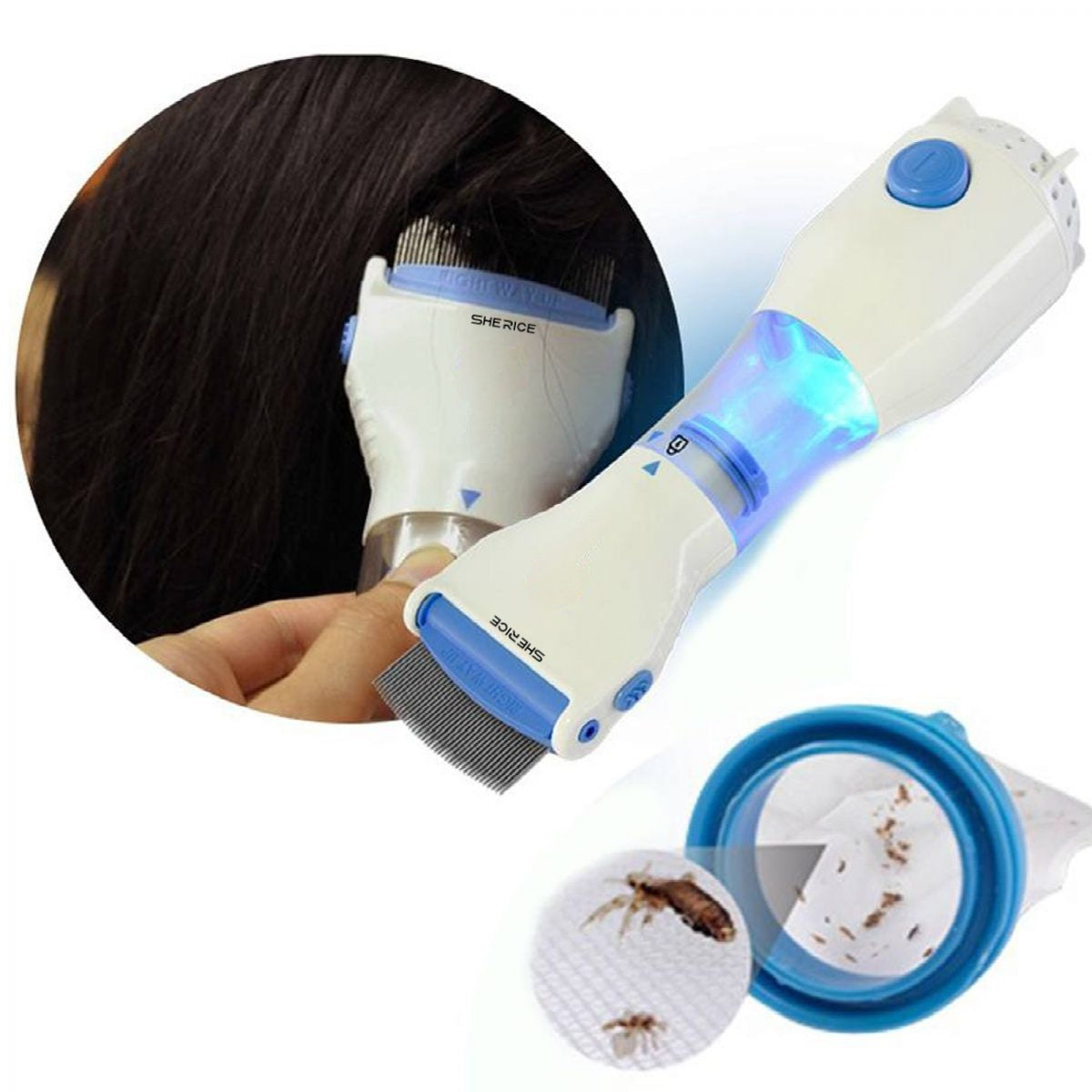 V Comb Head Lice Machine with 4 Filter
