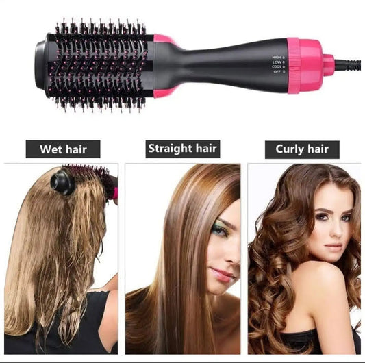 Hot hair brush, 3 in 1, Hair dryer, Hair straightener & Comb