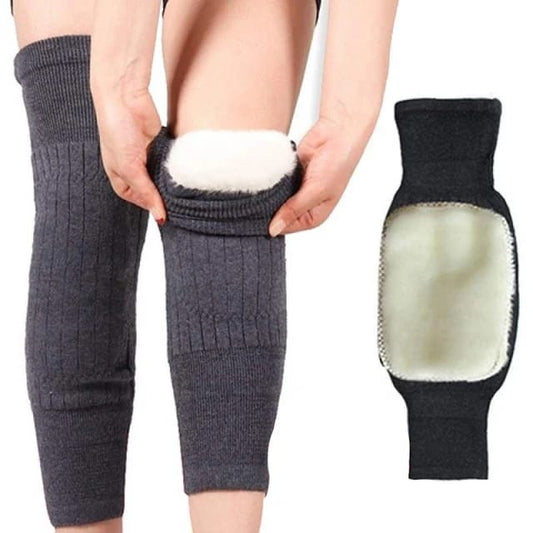2pcs Knee Pads Winter Warm Men women